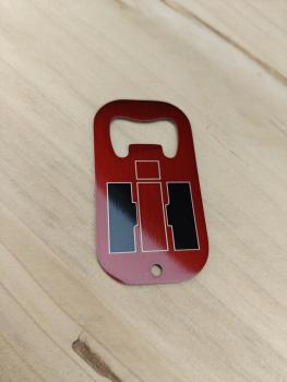IHC Flaschenöffner rot - schwarz